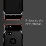 Spigen Hybrid Armor Case - хибриден кейс с висока степен на защита за iPhone 8, iPhone 7 (черен) 13
