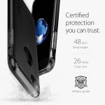Spigen Hybrid Armor Case - хибриден кейс с висока степен на защита за iPhone 8, iPhone 7 (черен) 3
