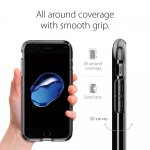 Spigen Hybrid Armor Case - хибриден кейс с висока степен на защита за iPhone 8 Plus, iPhone 7 Plus (черен гланц) 3