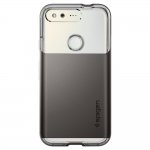 Spigen Neo Hybrid Case Crystal - хибриден кейс с висока степен на защита за Google Pixel (прозрачен-сив) 3
