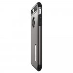 Spigen Slim Armor Case - хибриден кейс с поставка и най-висока степен на защита за iPhone 8 Plus, iPhone 7 Plus (тъмносив) 10