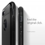 Spigen Rugged Armor Case - термополиуретанов кейс с най-висока степен на защита за iPhone 8, iPhone 7 (черен) 3