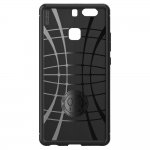 Spigen Rugged Armor Case - термополиуретанов кейс с най-висока степен на защита за Huawei P9 (черен) 6