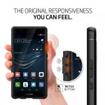 Spigen Rugged Armor Case - термополиуретанов кейс с най-висока степен на защита за Huawei P9 (черен) 2