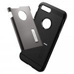 Spigen Tough Armor Case - хибриден кейс с най-висока степен на защита за iPhone 8 Plus, iPhone 7 Plus (тъмносив) 7