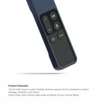 Elago R1 Intelli Case - удароустойчив силиконов калъф за Apple TV Siri Remote (индиго) 2