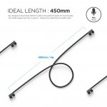 Elago AirPods Strap - тънко силиконово въженце за безжични слушалки Apple AirPods (черен) 3