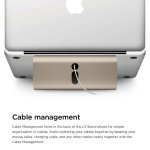 Elago L3 STAND - дизайнерска поставка за MacBook, преносими компютри и таблети (златист) 4