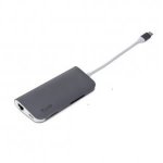 LMP USB-C mini Dock - мултифункционален хъб за свързване на допълнителна периферия за компютри с USB-C (тъмносив) 2