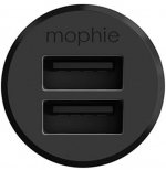 Mophie Dual USB Car Charger 4.8A - зарядно за кола с два USB изхода (2.4A + 2.4A) за мобилни устройства  1
