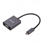 LMP USB-C to VGA Adapter - адаптер за свързване от USB-C към VGA (тъмносив) 3