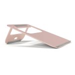 Satechi Aluminium Laptop Stand - преносима алуминиева поставка за MacBook и лаптопи (розово злато) 1