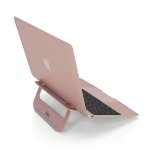 Satechi Aluminium Laptop Stand - преносима алуминиева поставка за MacBook и лаптопи (розово злато) 4