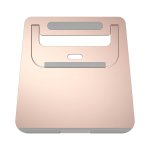 Satechi Aluminium Laptop Stand - преносима алуминиева поставка за MacBook и лаптопи (розово злато) 2
