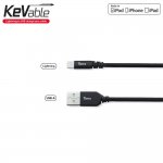 Torrii KeVable Lightning to USB (1 meter) - изключително здрав кевларен Lightning кабел за iPhone, iPad, iPod с Lightning (1 метър) (черен) 1