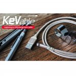 Torrii KeVable Lightning to USB (1 meter) - изключително здрав кевларен Lightning кабел за iPhone, iPad, iPod с Lightning (1 метър) (розово злато) 1