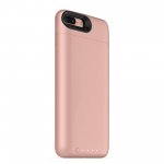 Mophie Juice Pack Air - удароустойчив кейс с вградена батерия 2420mAh и безжично зареждане за iPhone 8 Plus, iPhone 7 Plus (розово злато) 2