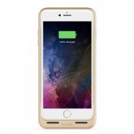 Mophie Juice Pack Air - удароустойчив кейс с вградена батерия 2420mAh и безжично зареждане за iPhone 8 Plus, iPhone 7 Plus (златист) 1