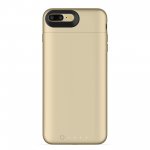 Mophie Juice Pack Air - удароустойчив кейс с вградена батерия 2420mAh и безжично зареждане за iPhone 8 Plus, iPhone 7 Plus (златист) 4