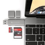 Satechi USB-C Card Reader USB 3.0 - четец за microSD и SD карти памет за мобилни устройства (тъмносив) 2