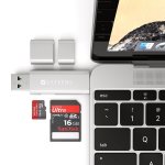 Satechi USB-C Card Reader USB 3.0 - четец за microSD и SD карти памет за мобилни устройства (сребрист) 3