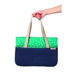 STM Grace Deluxe Laptop Sleeve - дизайнерска чанта с дръжки за MacBook и преносими компютри до 15 инча (син-зелен) 3