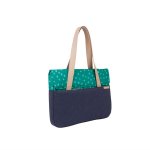 STM Grace Deluxe Laptop Sleeve - дизайнерска чанта с дръжки за MacBook и преносими компютри до 15 инча (син-зелен) 1