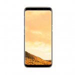 Samsung Clear Cover Case EF-QG950CFEGWW - оригинален TPU кейс за Samsung Galaxy S8 (прозрачен-златист)  1