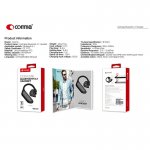 Comma Cochleae Bluetooth 4.1 Headset - безжична блутут слушалка за мобилни устройства (черна) 1