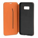 4smarts Flip Case Two Tone - кожен калъф с поставка и отделение за кр. карта за Samsung Galaxy S8 Plus (черен) 2