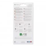 4smarts 360° Protection Set - тънък силиконов кейс и стъклено защитно покритие за дисплея на Huawei P8 lite (2017) (син) 2