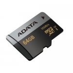 Adata Premier Pro microSDXC/SDHC 64GB UHS-I U3 (клас 10) - MicroSDXC U3 памет за устройства с MicroSD (подходяща за 4K видео и GoPro) 1