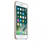 Apple Silicone Case - оригинален силиконов кейс за iPhone 8 Plus, iPhone 7 Plus (светлосив) 7