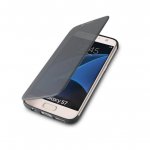 4smarts Kyoto Always-On Book - калъф през който виждате информация от дисплея за Samsung Galaxy A3 (2017) (черен) 2