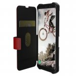 Urban Armor Gear Metropolis - удароустойчив хибриден кейс тип портфейл за Samsung Galaxy S8 (червен) 6