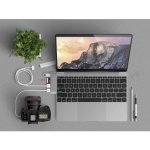 Satechi USB-C USB Hub - мултифункционален хъб за свързване на допълнителна периферия за компютри с USB-C (тъмносив) 1