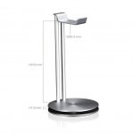 Just Mobile HeadStand - дизайнерска алуминиева поставка за слушалки (сребрист) 4