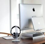 Just Mobile HeadStand - дизайнерска алуминиева поставка за слушалки (сребрист) 6