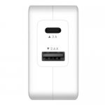 Macally 24W USB-C/USB-A Wall Charger - захранване с USB-A изход и USB-C изход за мобилни телефони и таблети (с включен в комплекта USB-C кабел) 2