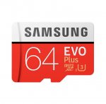 Samsung MicroSD 64GB EVO Plus UHS-I (U3) Memory Card 4K UHD Videos - MicroSD памет със SD адаптер за Samsung устройства (клас 10) (модел 2017) (подходяща за GoPro) 1