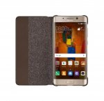 Huawei Smart View Flip Case - оригинален кожен калъф за Huawei Mate 9 Pro (кафяв) 3