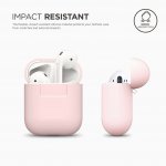 Elago Airpods Silicone Case - силиконов калъф за Apple Airpods (розов) 1