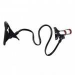 Clip-on Flexible Desktop Holder - универсална поставка за бюро и плоскости за мобилни устройства с ширина до 10 см. (черен) 2