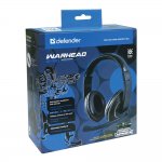 Defender Warhead HN-G110 Headphones - гейминг слушалки с микрофон за настолни компютри и лаптопи (черен) 2
