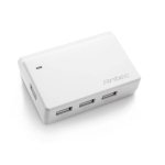 Antec 4-Port Charger - захранване с 4 USB изхода за мобилни телефони, таблети и моиблни устройства (бял) 1