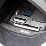 Knomo Hamilton Backpack - туристическа раница за MacBook Pro Retina 15 и преносими компютри до 15.6 инча (сив) 5