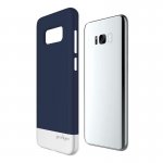 Prodigee Accent Case - поликарбонатов слайдер кейс за Samsung Galaxy S8 (син-сребрист) 4