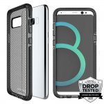 Prodigee Safetee Case - хибриден кейс с висока степен на защита за Samsung Galaxy S8 (сив) 3