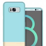 Prodigee Accent Case - поликарбонатов слайдер кейс за Samsung Galaxy S8 Plus (син-златист) 3