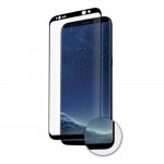 Eiger 3D Glass Edge to Edge Curved Tempered Glass - калено стъклено защитно покритие с извити ръбове за целия дисплея на Samsung Galaxy S8 Plus (черен-прозрачен) 1